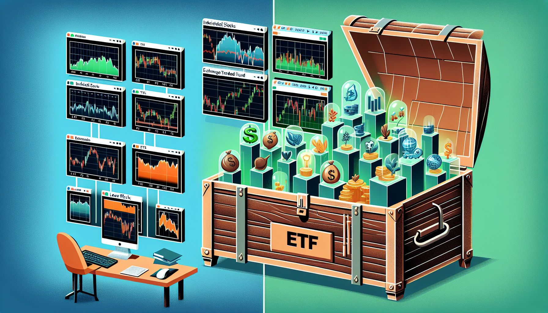 découvrez les différences clés entre les etf et les actions pour orienter vos choix d'investissement en 2025. analysez les avantages, les risques et les stratégies pour maximiser votre portefeuille dans un marché en constante évolution.