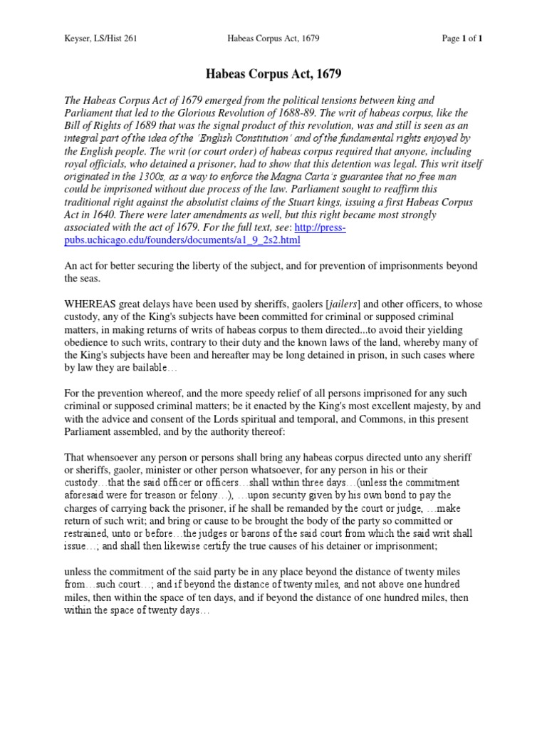 découvrez les principes du habeas corpus et son lien avec les procédures d'expulsion. cette étude aborde les enjeux juridiques et les droits fondamentaux en matière de détention et de protection des individus face à l'expulsion. informez-vous sur les implications légales et les débats actuels autour de ce sujet crucial.