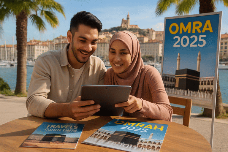découvrez nos conseils pour bien réserver votre omra à marseille en 2025 : étapes clés, astuces pour choisir la meilleure agence et garantir un voyage spirituel serein et réussi.