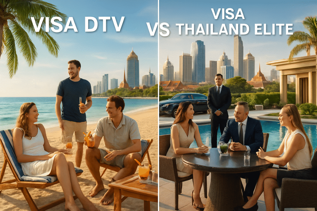 découvrez les différences entre le visa dtv et le thailand elite pour expatriés : avantages, conditions, coûts et conseils pour faire le meilleur choix en 2025.