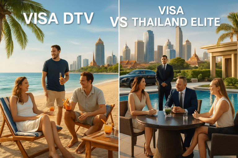 découvrez les différences entre le visa dtv et le thailand elite pour expatriés : avantages, conditions, coûts et conseils pour faire le meilleur choix en 2025.
