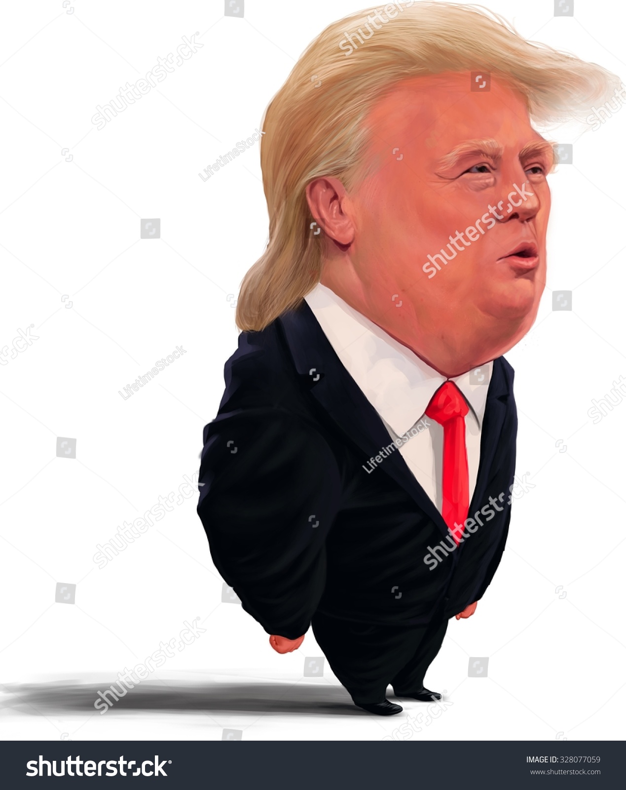découvrez une caricature provocante mettant en scène trump face à un biden défoncé, une illustration satirique pleine d'humour et de critique politique.
