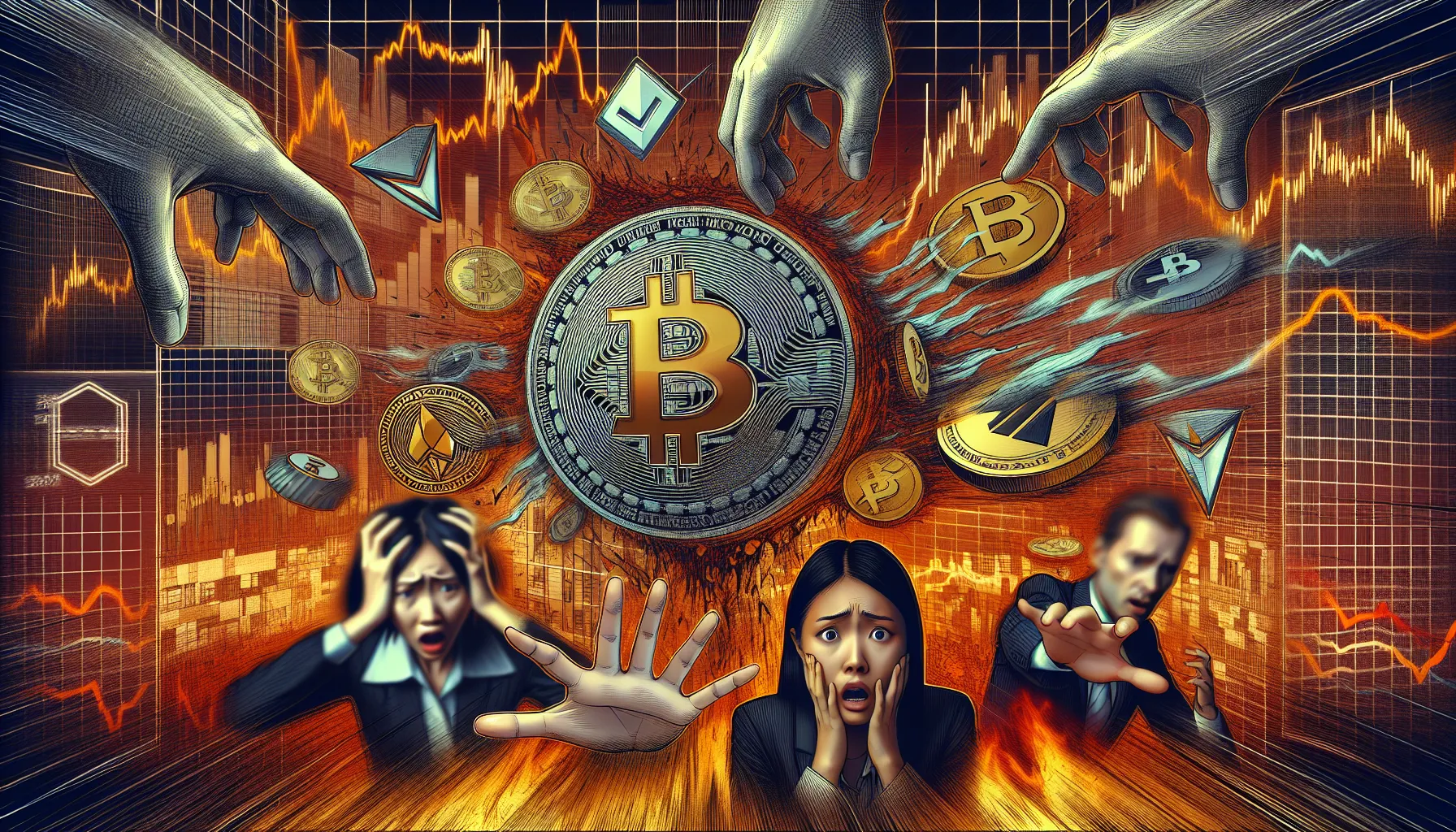 les cryptomonnaies plongent suite au rejet de l'accord en irak, provoquant une forte volatilité sur les marchés.