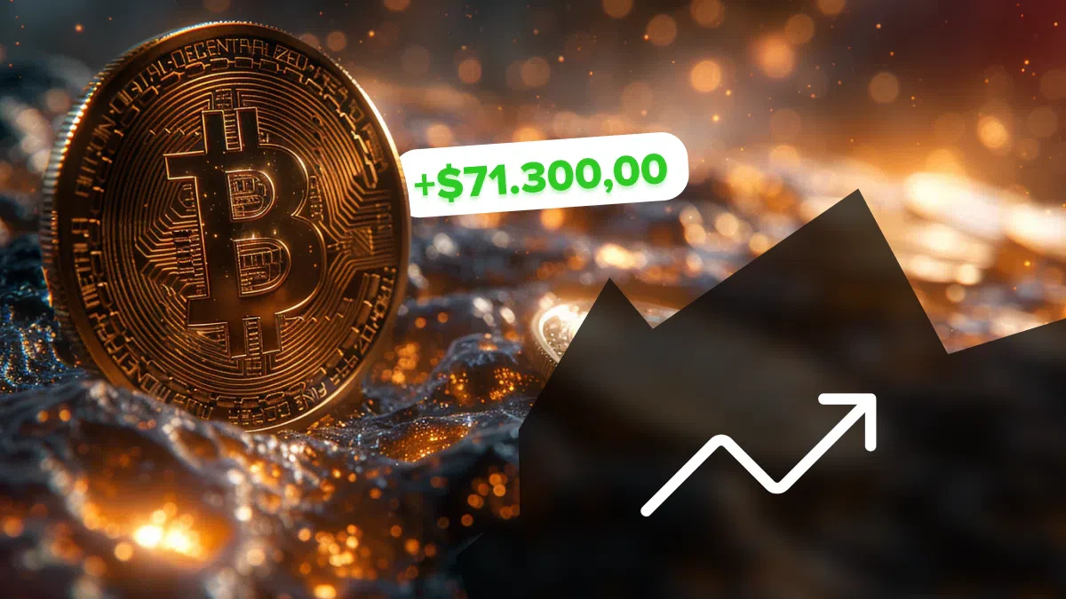 le bitcoin se rapproche de la barre des 71 000 $ lors de la clôture hebdomadaire, marquant une nouvelle étape importante pour la cryptomonnaie.