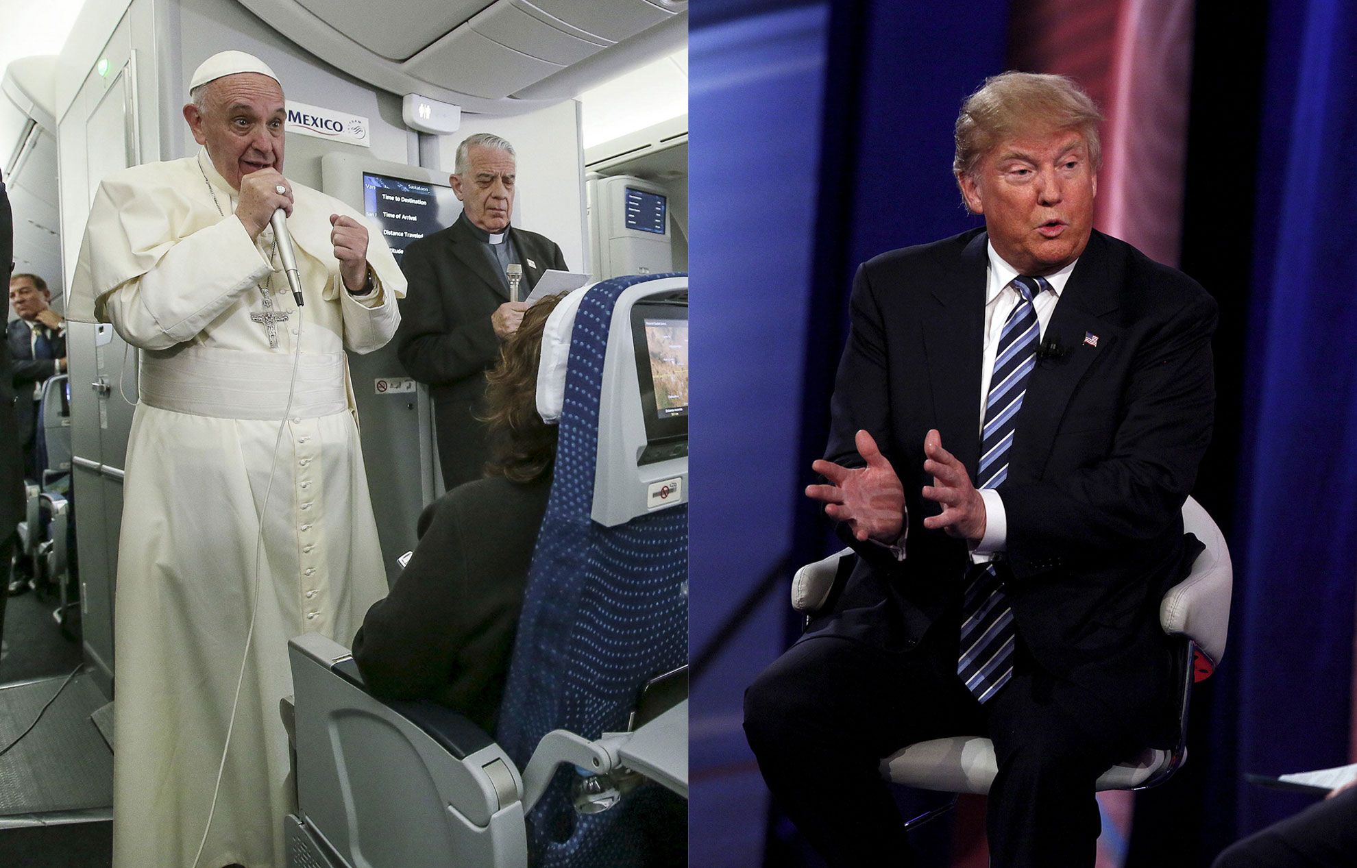 trump se compare brièvement au christ suite à ses critiques envers le pape, suscitant controverse et réactions dans le débat public.