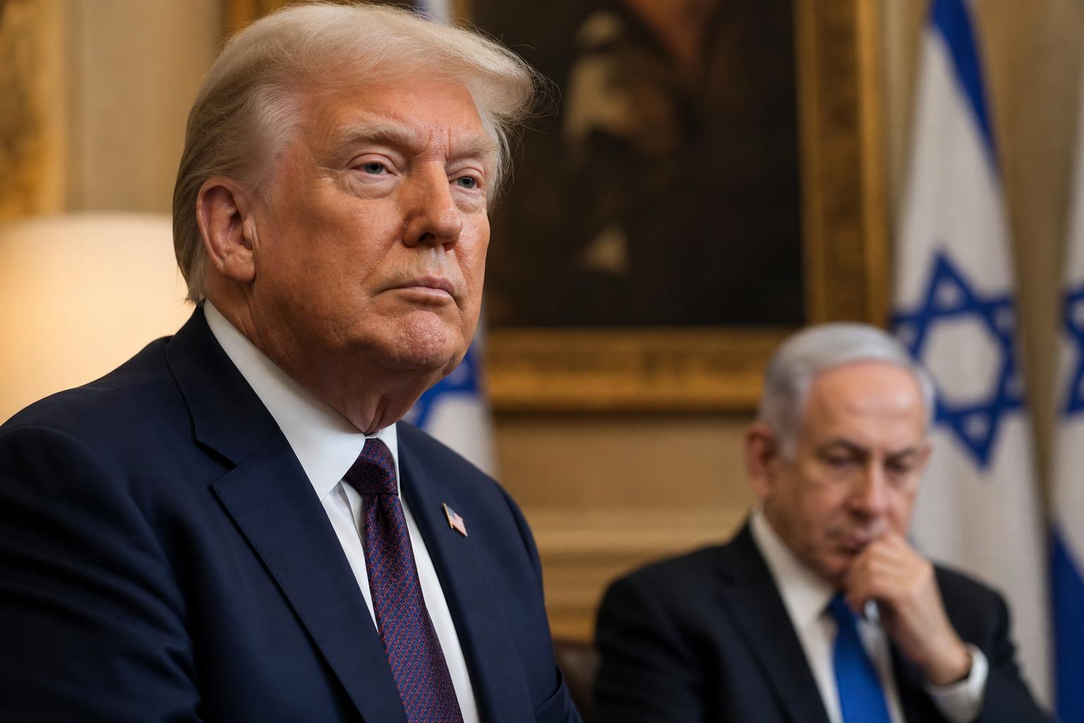 donald trump déclare que benjamin netanyahu prendra des décisions conformes à ses souhaits dans le contexte du conflit au moyen-orient, soulignant une influence politique majeure.