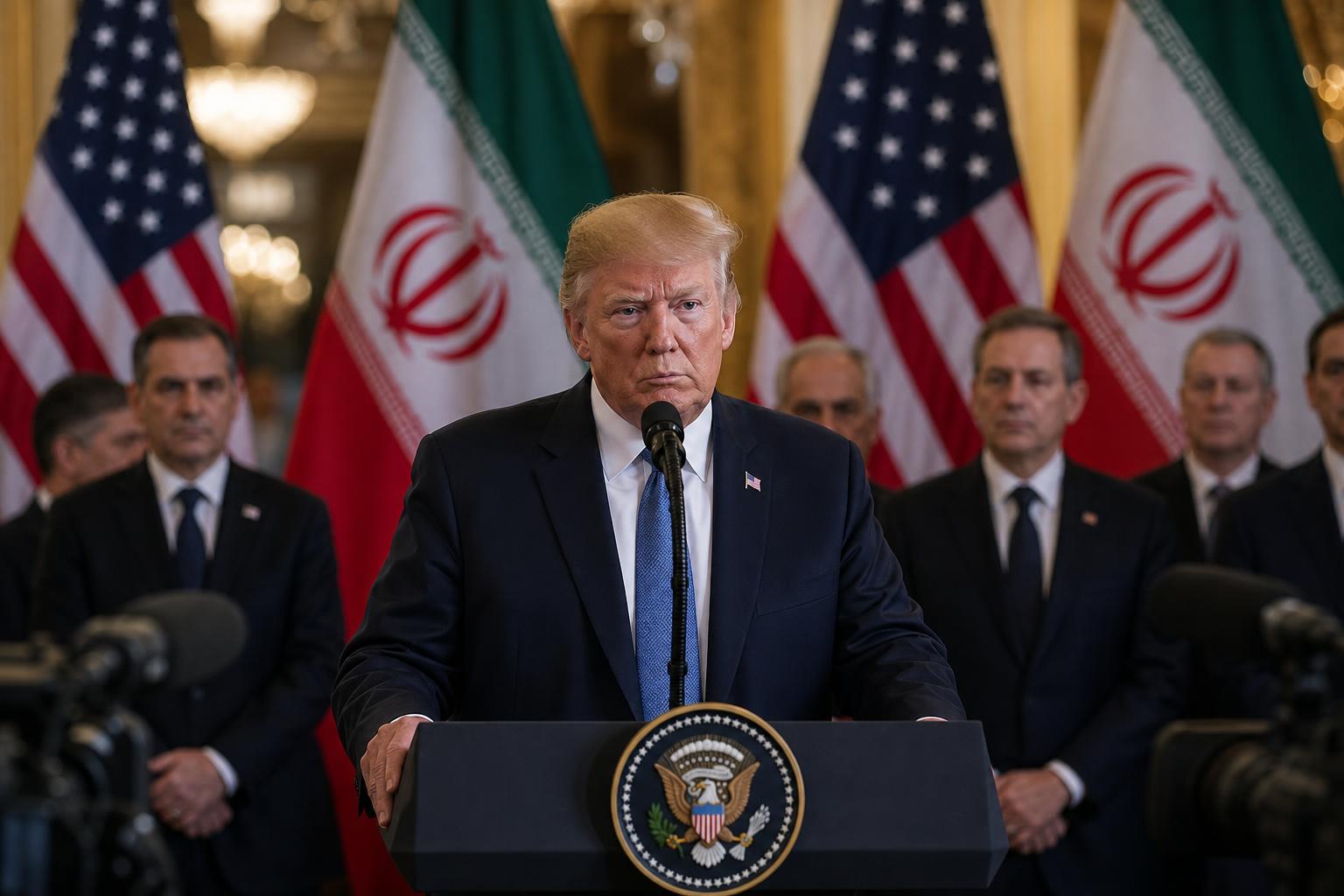 donald trump annonce une avancée majeure dans les négociations avec l'iran, marquant une nouvelle phase décisive dans le conflit au moyen-orient.