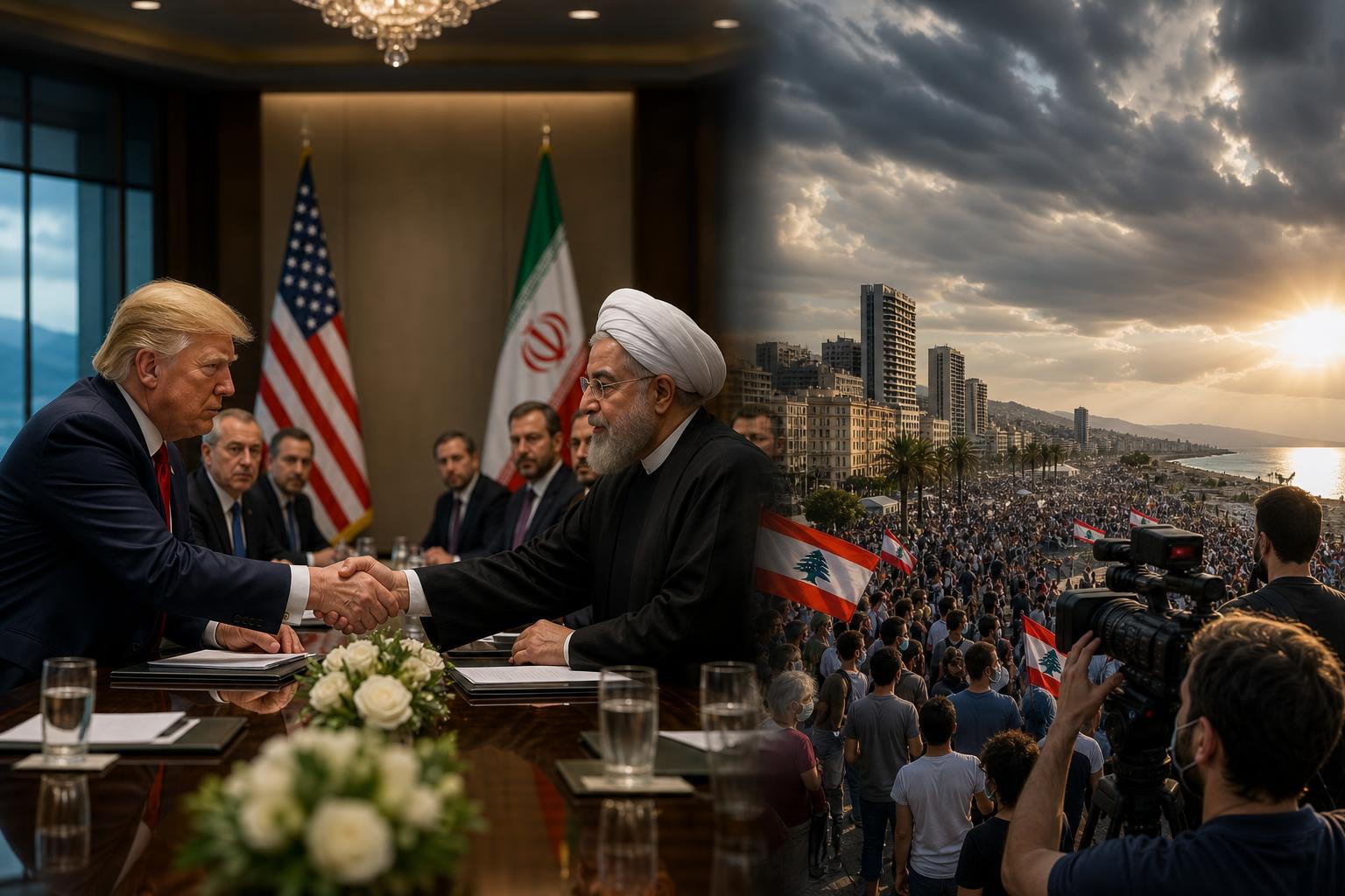 suivez les négociations de paix entre trump et l'iran au cœur du conflit au moyen-orient, tandis que le liban annonce 11 événements majeurs influençant la région.