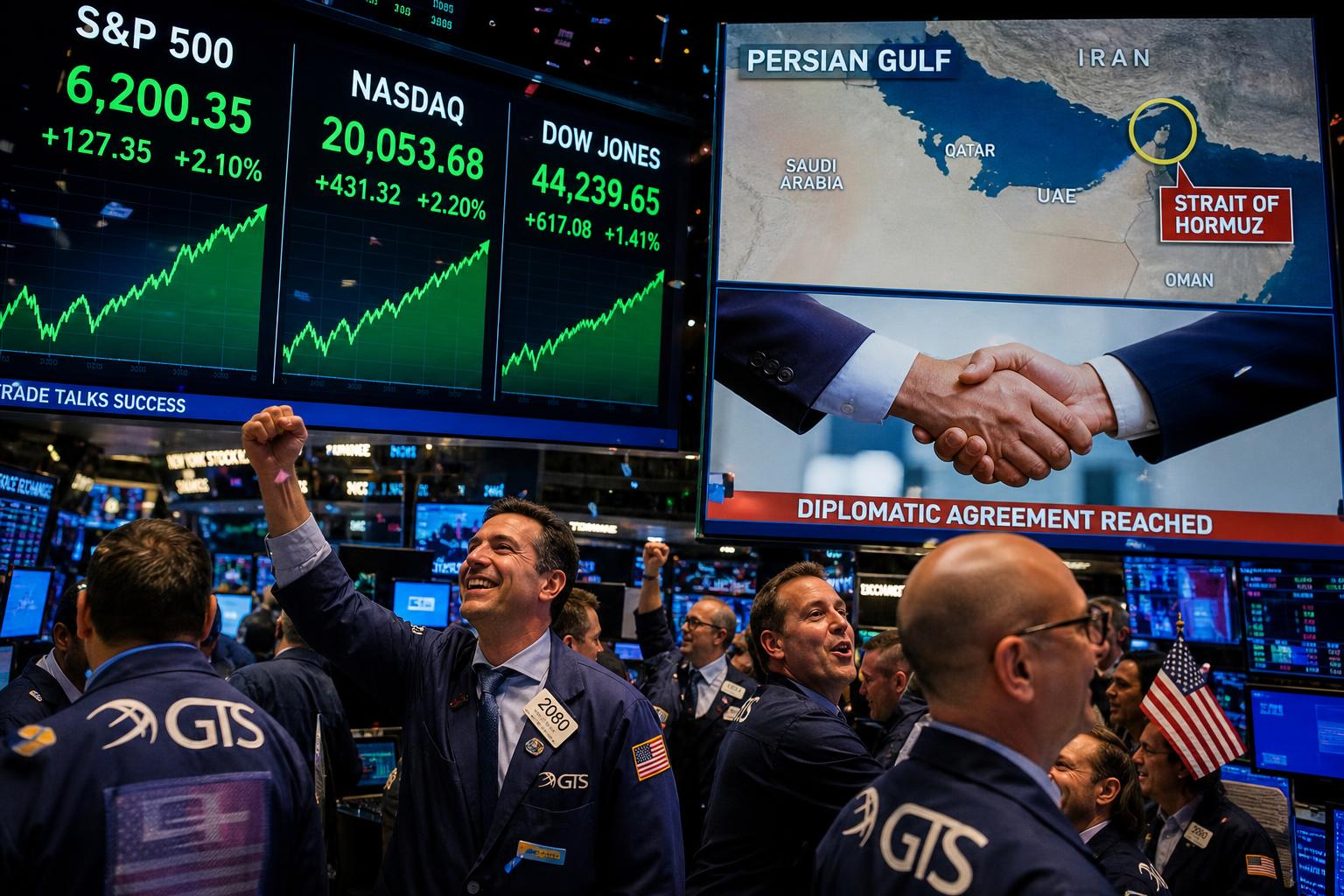 découvrez comment les rumeurs d’un pacte de paix entre les états-unis et l’iran ont fait grimper le marché à 500 milliards de dollars, impactant l'économie mondiale.