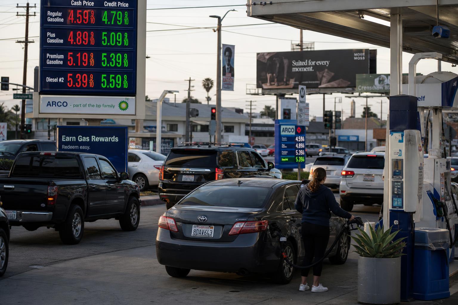 donald trump affirme ne pas s'inquiéter de la hausse des prix des carburants, des courses et des loyers, malgré la situation financière actuelle.