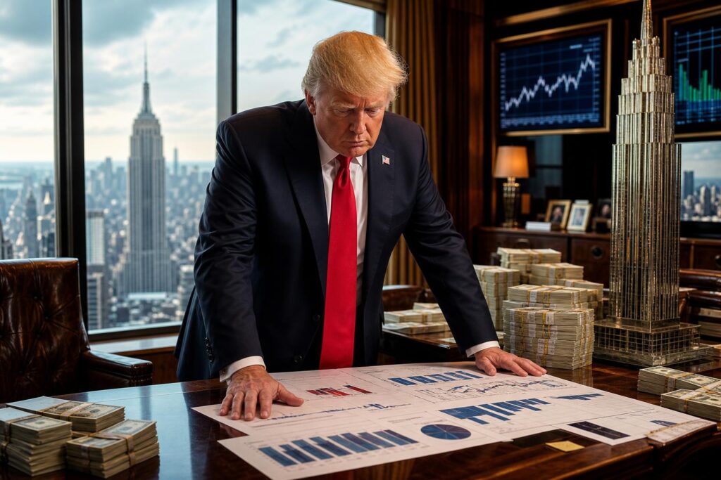 découvrez la nouvelle stratégie audacieuse de donald trump pour augmenter sa fortune, qui provoque un vif débat à travers les états-unis.