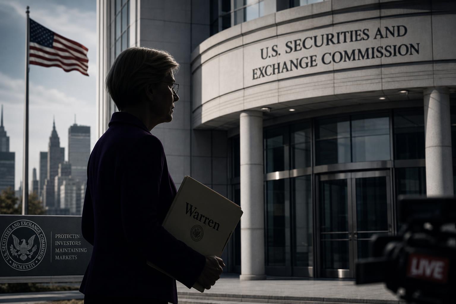 elizabeth warren accuse donald trump de manipuler les régulateurs pour favoriser financièrement ses proches, soulevant des préoccupations sur l'intégrité du système.