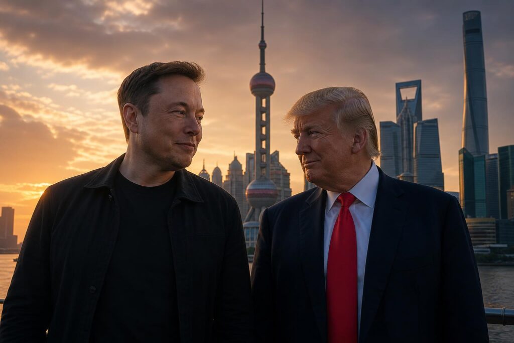 découvrez le mystère inédit d'elon musk en chine avec donald trump résumé en quatre mots.