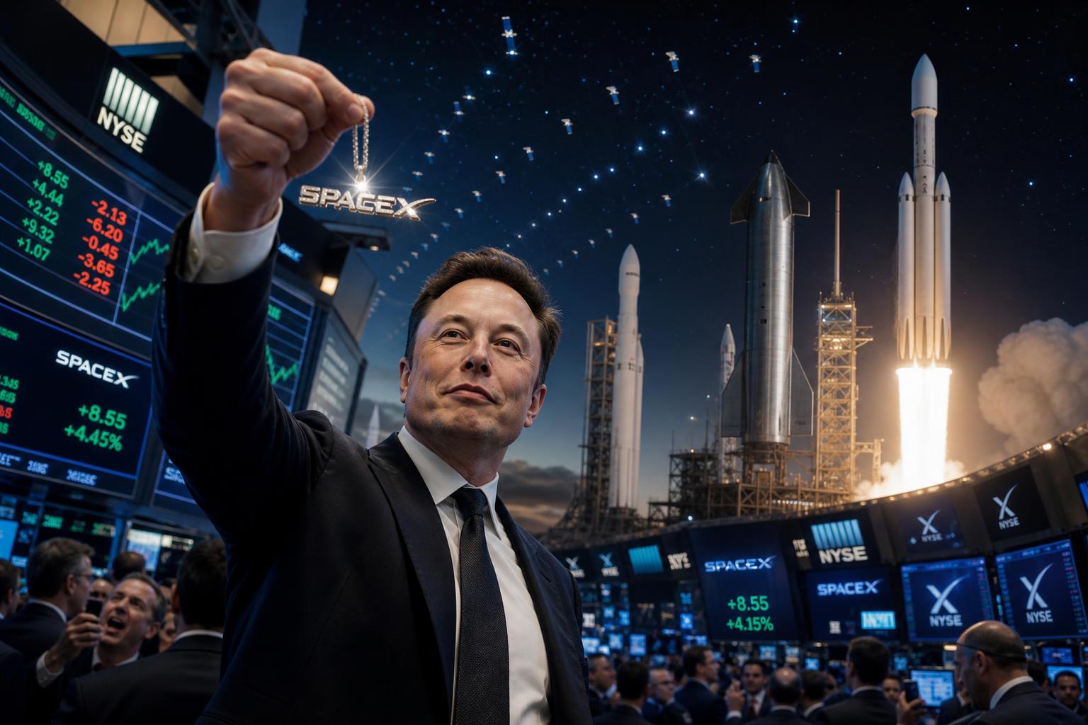 découvrez comment elon musk propulse un nouveau joyau de spacex sur les marchés financiers, marquant une étape clé dans l'expansion de son empire spatial.