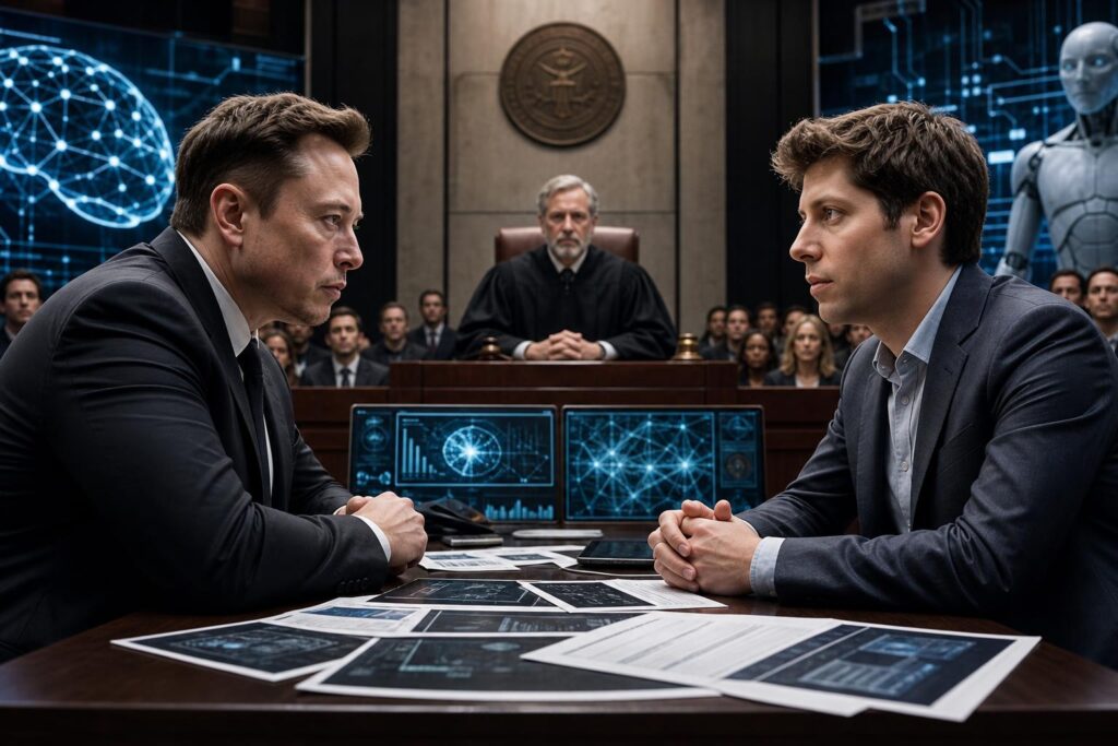 découvrez les points clés du duel judiciaire entre elon musk et sam altman, deux figures majeures de l'intelligence artificielle, et les enjeux qui découlent de leur confrontation.