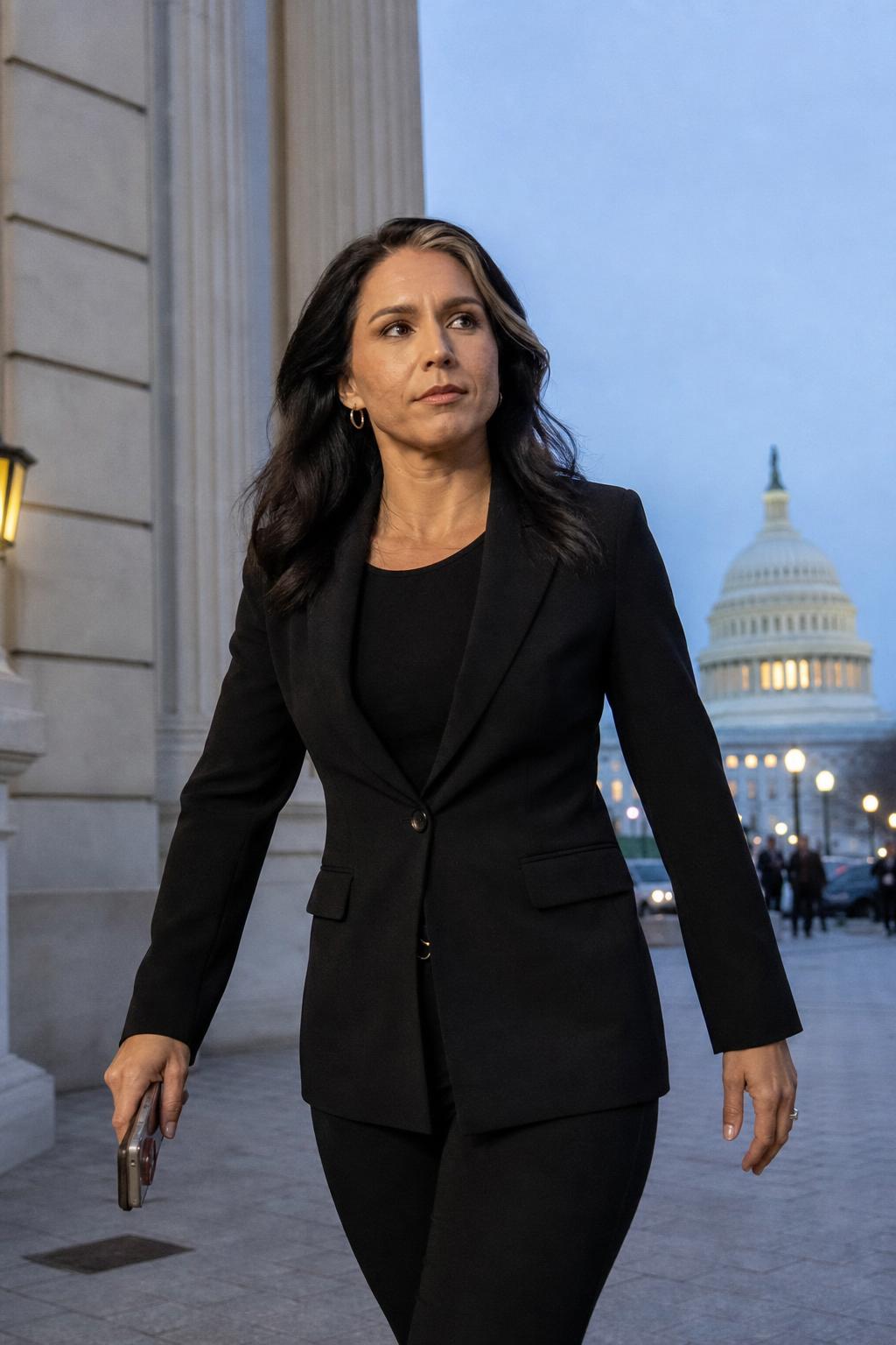 tulsi gabbard, cheffe du renseignement, quitte soudainement l’administration trump, marquant un tournant majeur dans la politique américaine.