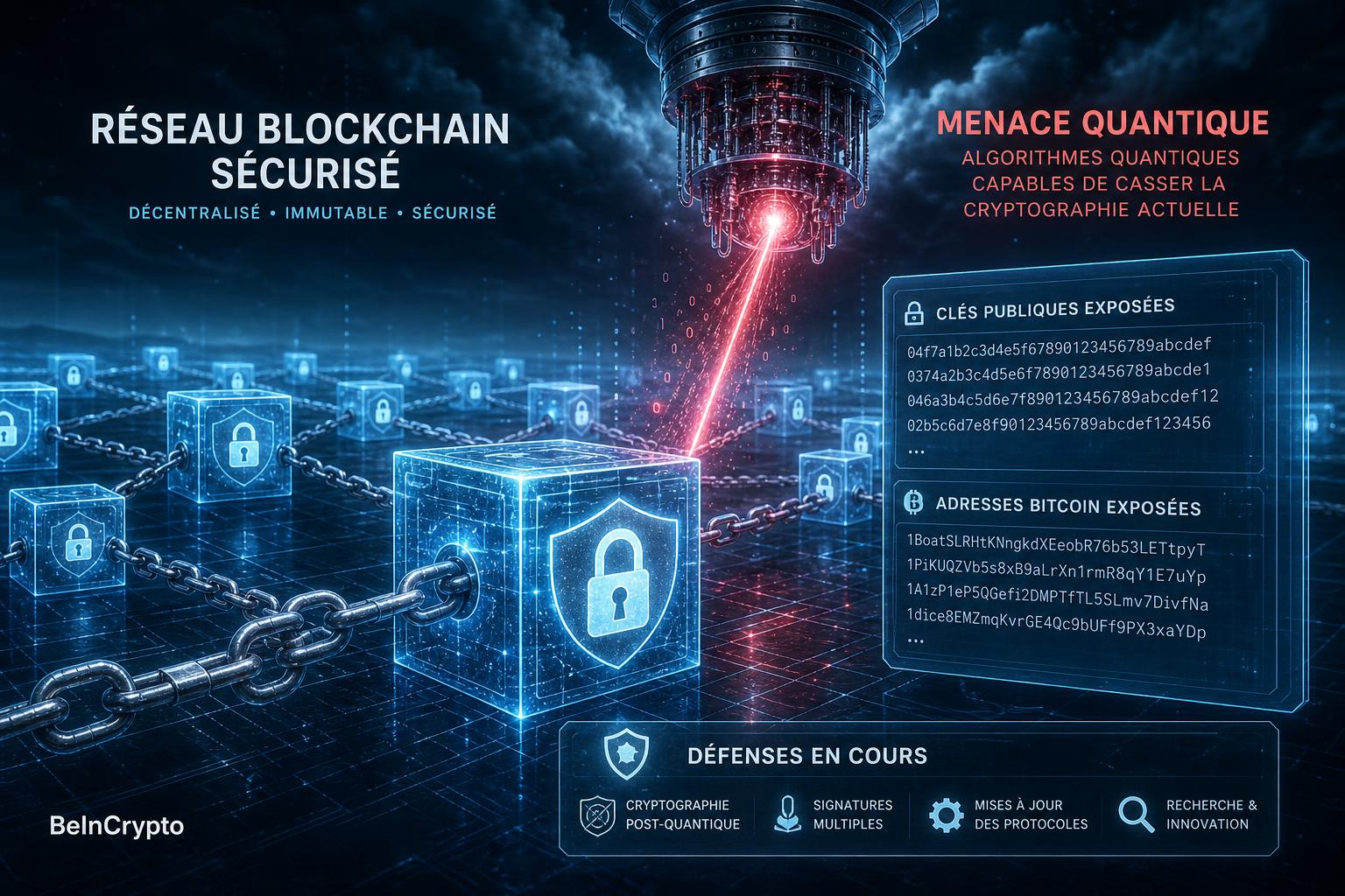 découvrez comment glassnode révèle que 20 % des bitcoins pourraient être exposés à des risques liés à l'informatique quantique, sans que cela soit dû à une faille dans le code.