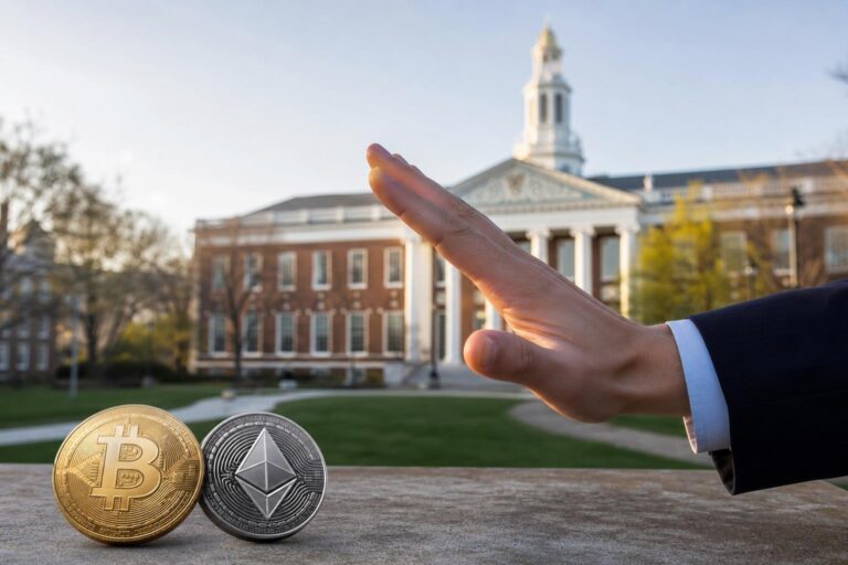 harvard annonce son désengagement de ses investissements dans les etf ethereum et bitcoin, marquant un tournant dans sa stratégie financière face aux actifs numériques.
