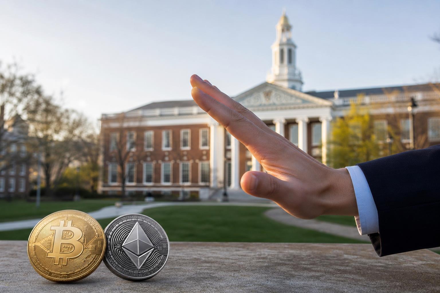 harvard annonce son désengagement de ses investissements dans les etf ethereum et bitcoin, marquant un tournant dans sa stratégie financière face aux actifs numériques.