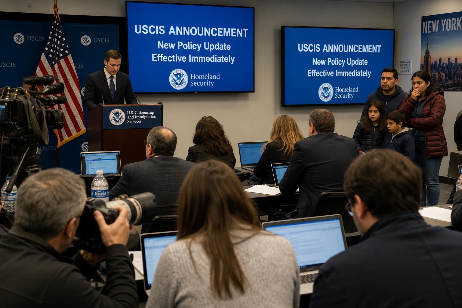 le gouvernement trump annule sa décision précédente sur la nouvelle réglementation des demandes de résidence permanente, impactant les procédures d'immigration aux états-unis.