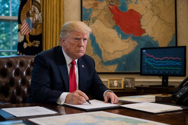 donald trump renforce les mesures de pression sur l'iran alors que les pourparlers diplomatiques restent au point mort, exacerbant les tensions internationales.