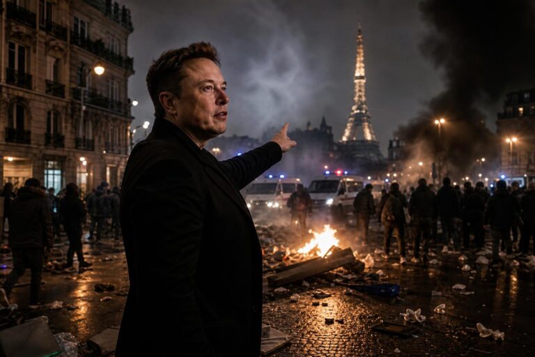 découvrez les réactions d'elon musk désignant paris comme responsable des violences survenues après le sacre du psg, une polémique qui enflamme les débats.