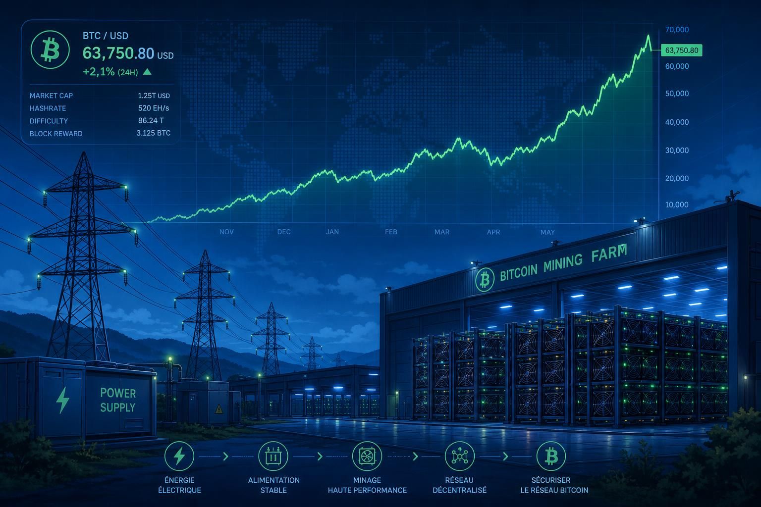 découvrez une analyse approfondie du seuil minimal du coût électrique du bitcoin à 48 694 $, et explorez pourquoi ce niveau pourrait représenter un véritable plancher pour la cryptomonnaie.