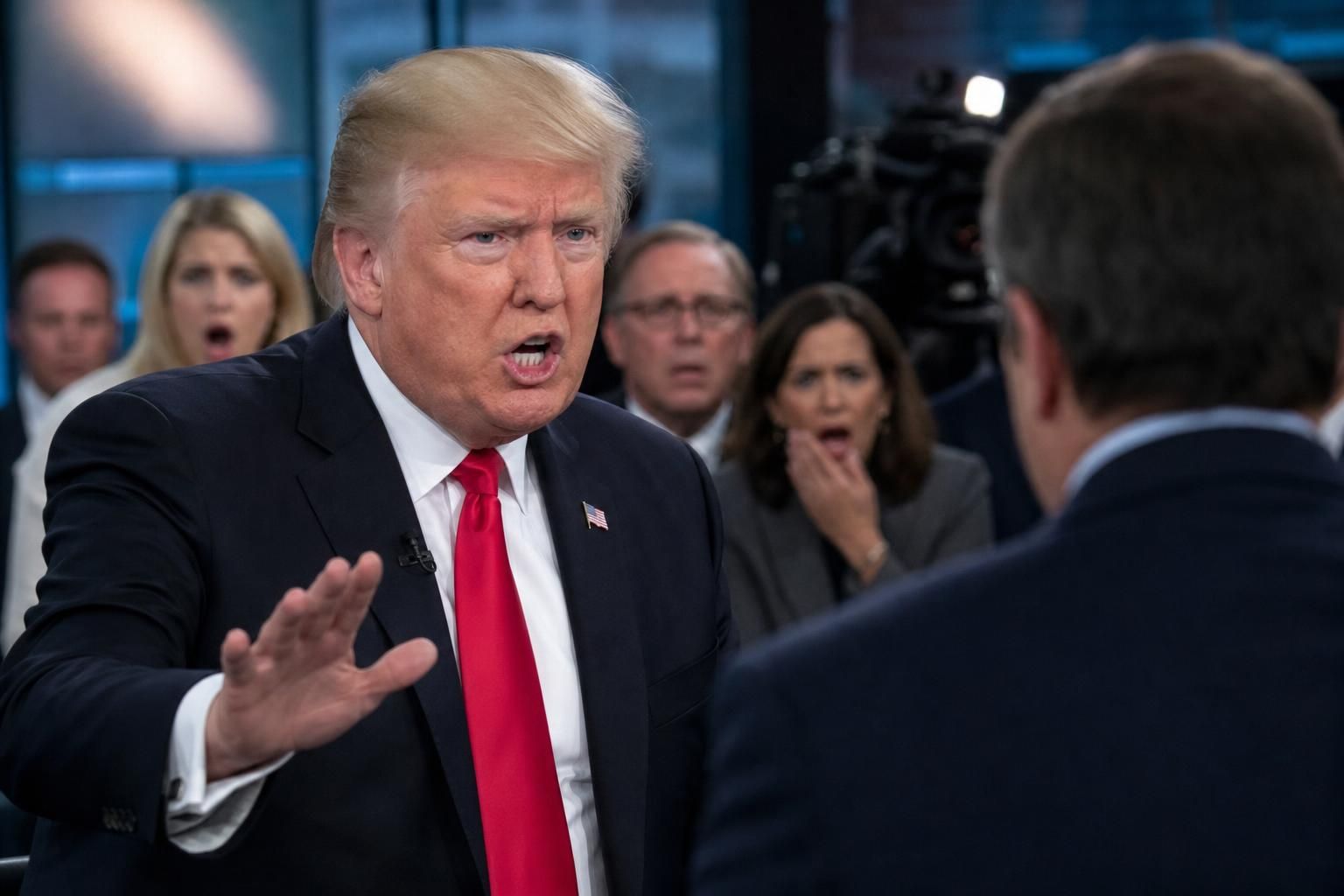 découvrez comment donald trump a brusquement interrompu une interview suite à des propos qu'il jugeait partiels et trompeurs.