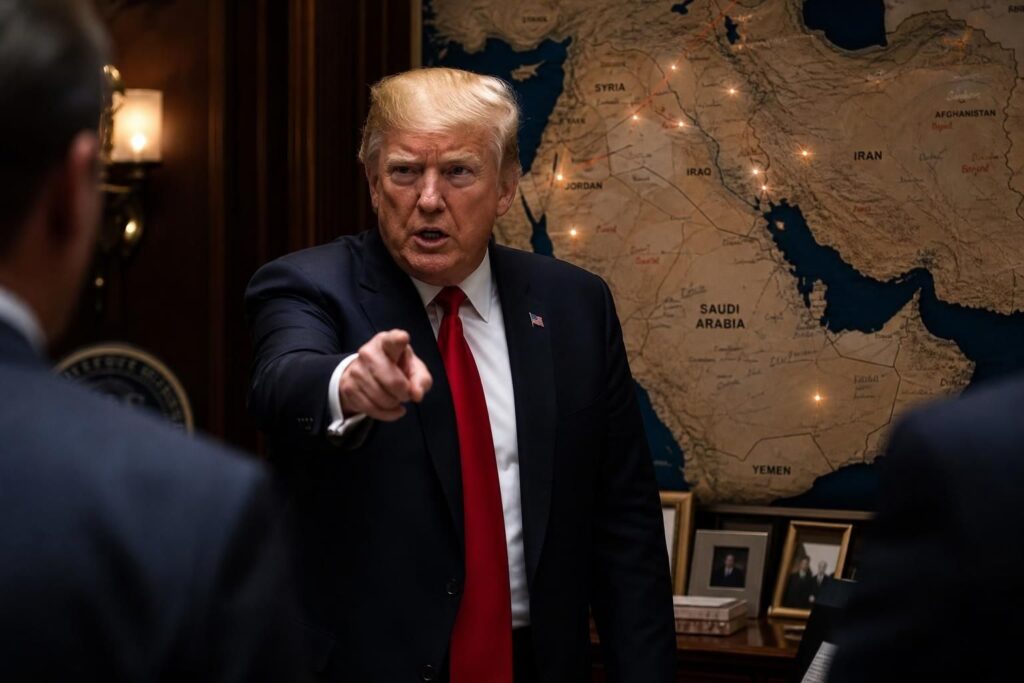 analyse du conflit au moyen-orient à travers les déclarations de donald trump : tensions, alliances et répercussions internationales.