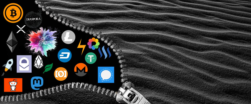 Reseau financier numerique symbolisant la tokenisation d'actifs sur la blockchain