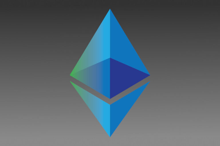 Fond graphique evoquant la blockchain Ethereum et les actifs numeriques tokenises